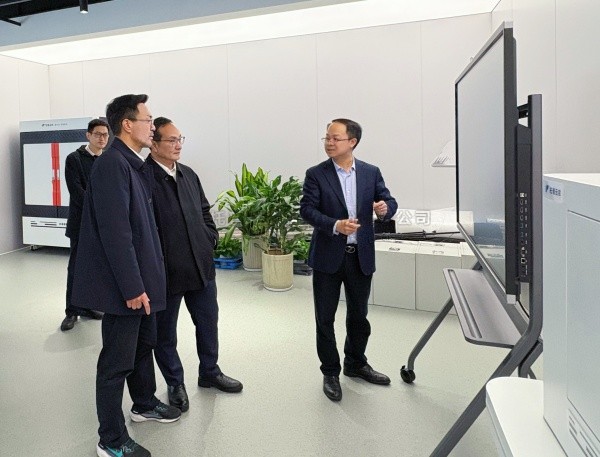 浙江省經信廳黨組書記、廳長詹敏一行赴好色视频下载链接調研